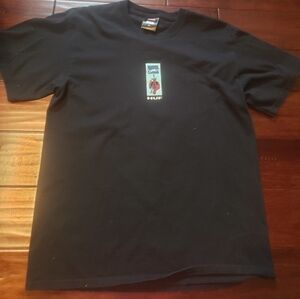 Black Marvel Tee with Back Hit